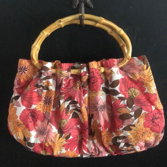 Ann Taylor LOFT bamboo handle bag - Picture 3 of 3